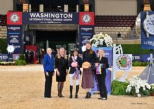 Laura Kraut Wins Leading Lady Rider Award at Washington, Presented by Martha W. Jolicoeur of Douglas Elliman