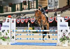 Avery Faye Smith Stays Steady to Win Marshall+Sterling Insurance/United States Hunter Jumper Association (USHJA) 3’3” Jumping Seat Medal Final - East
